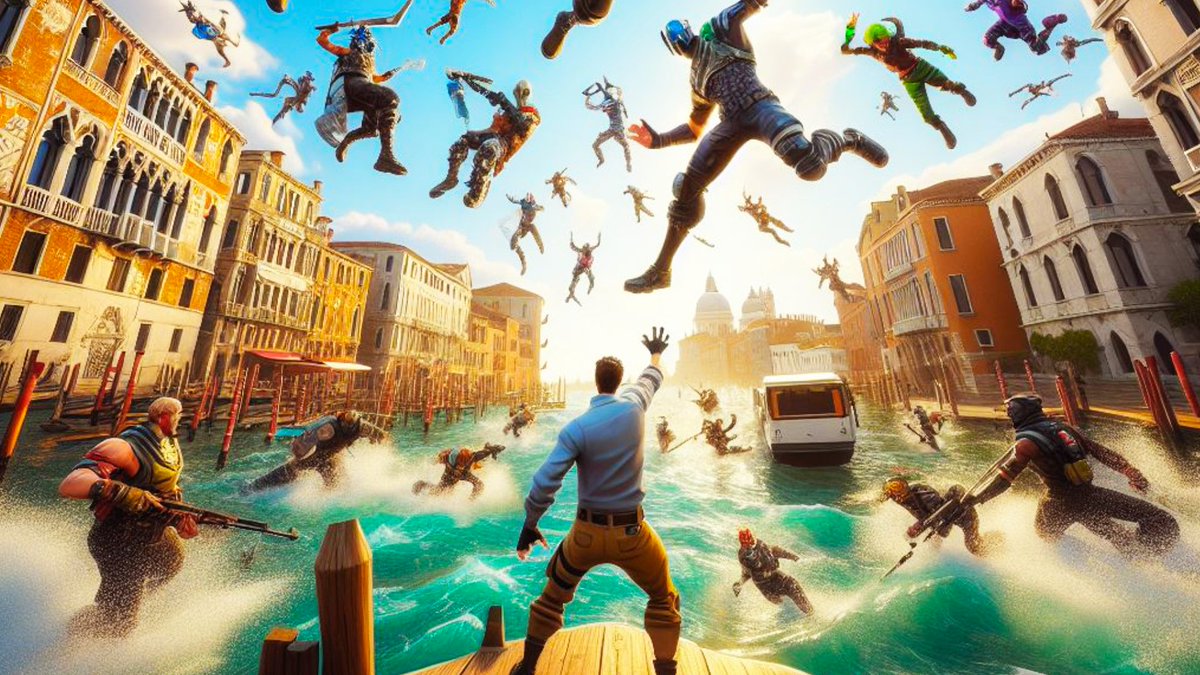 ReiZIV's tweet photo. 🍕 Italy Zone Wars 🚣 Venice Edition (1630-6105-1703) #Fortnite #FortniteCreative #FortniteChapter5 https://t.co/Os2opafxjV