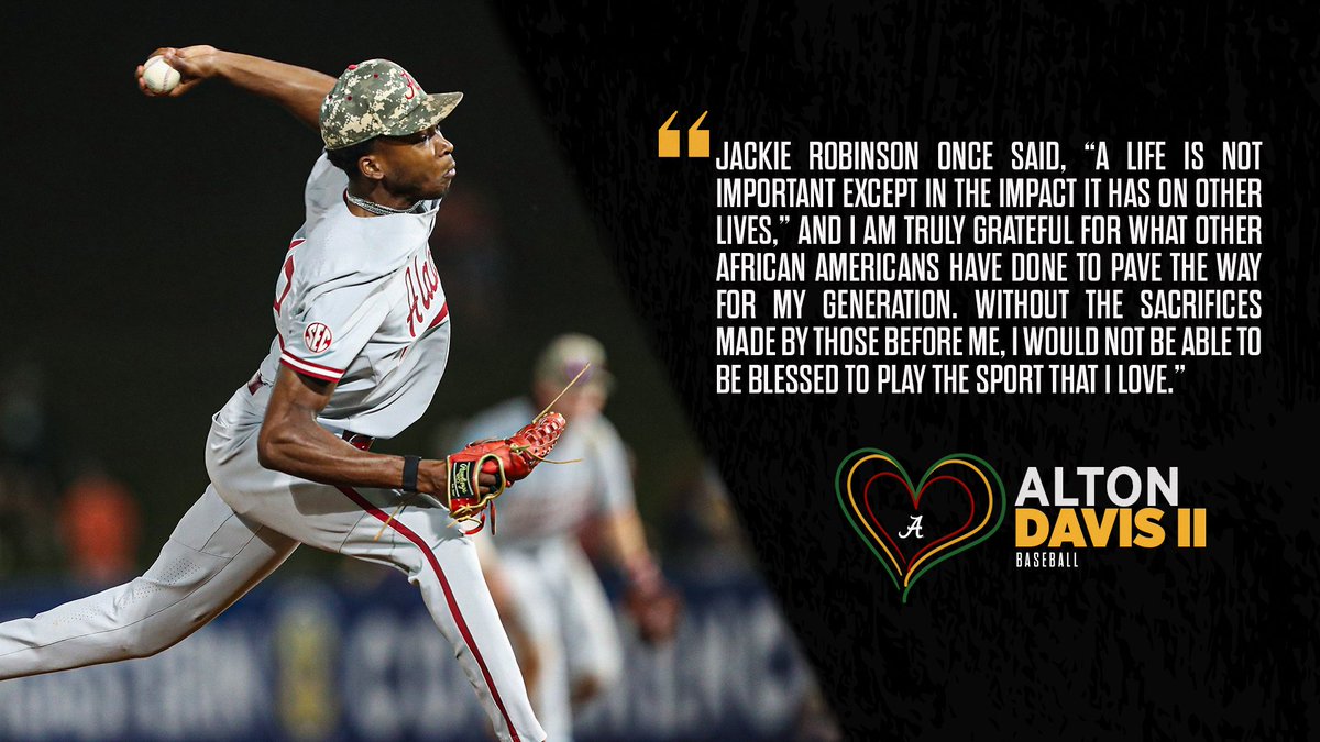 <a href="/AlabamaFTBL/">Alabama Football</a> <a href="/UA_Athletics/">Alabama Athletics</a> #BlackHistoryMonth 

🗣️ Alton Davis II