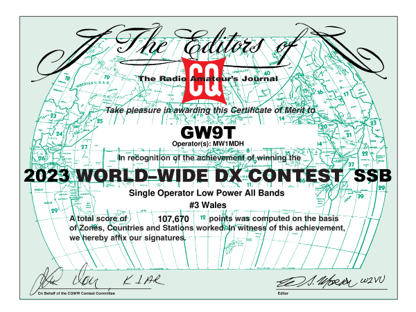 GW4WXM's tweet photo. Mark (Club-Chair) ran with the club's shortcall during October's #cqww and didn't do too badly! #hamradio https://t.co/LwmdINGeyW