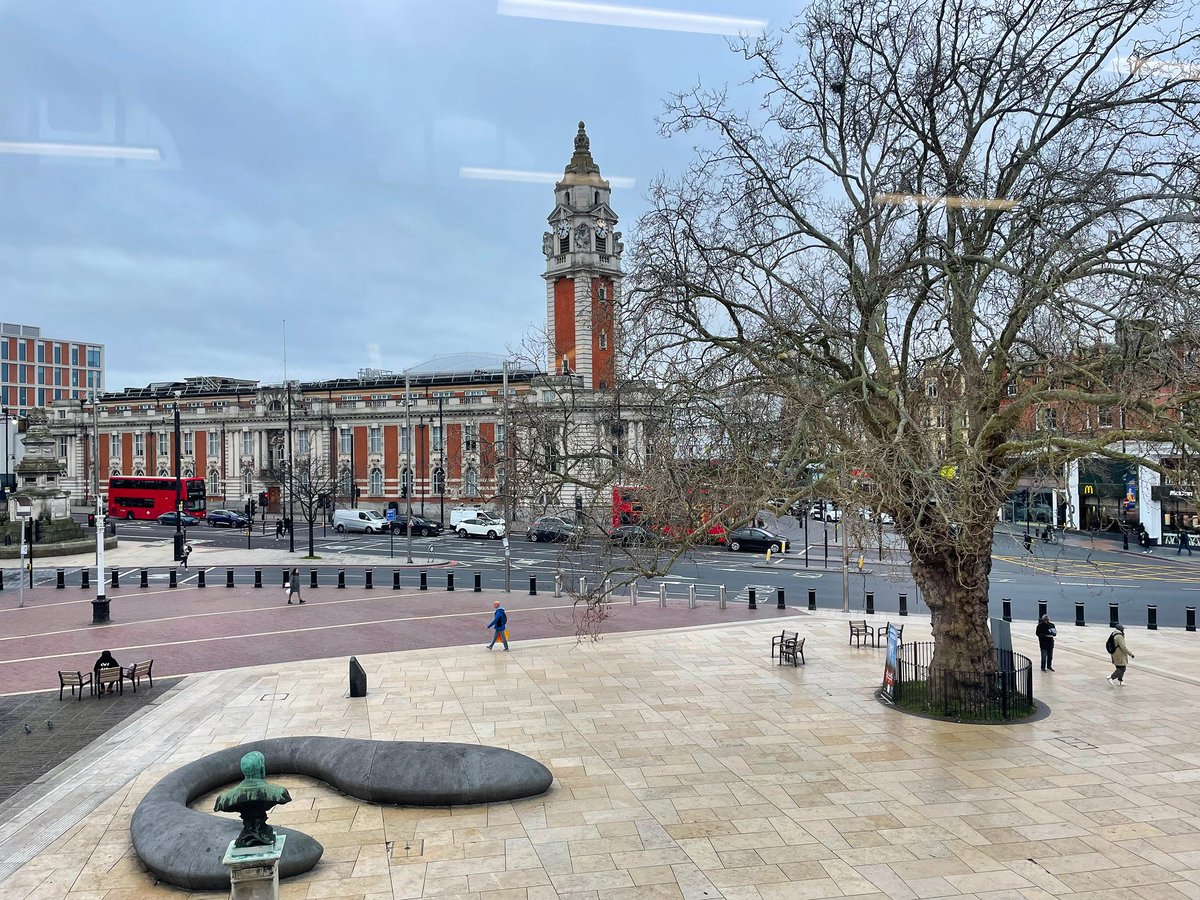 adrianpgibson's tweet photo. Never seen this view of Lambeth Town Hall before from the newly renovated Brixton Library this morning. Another practice walk done for Tour Guide exams 

#lambethtownhall #lambethtourguides #brixtonlibrary #windrushsquare #brixton #lambeth https://t.co/AKINfjLXly