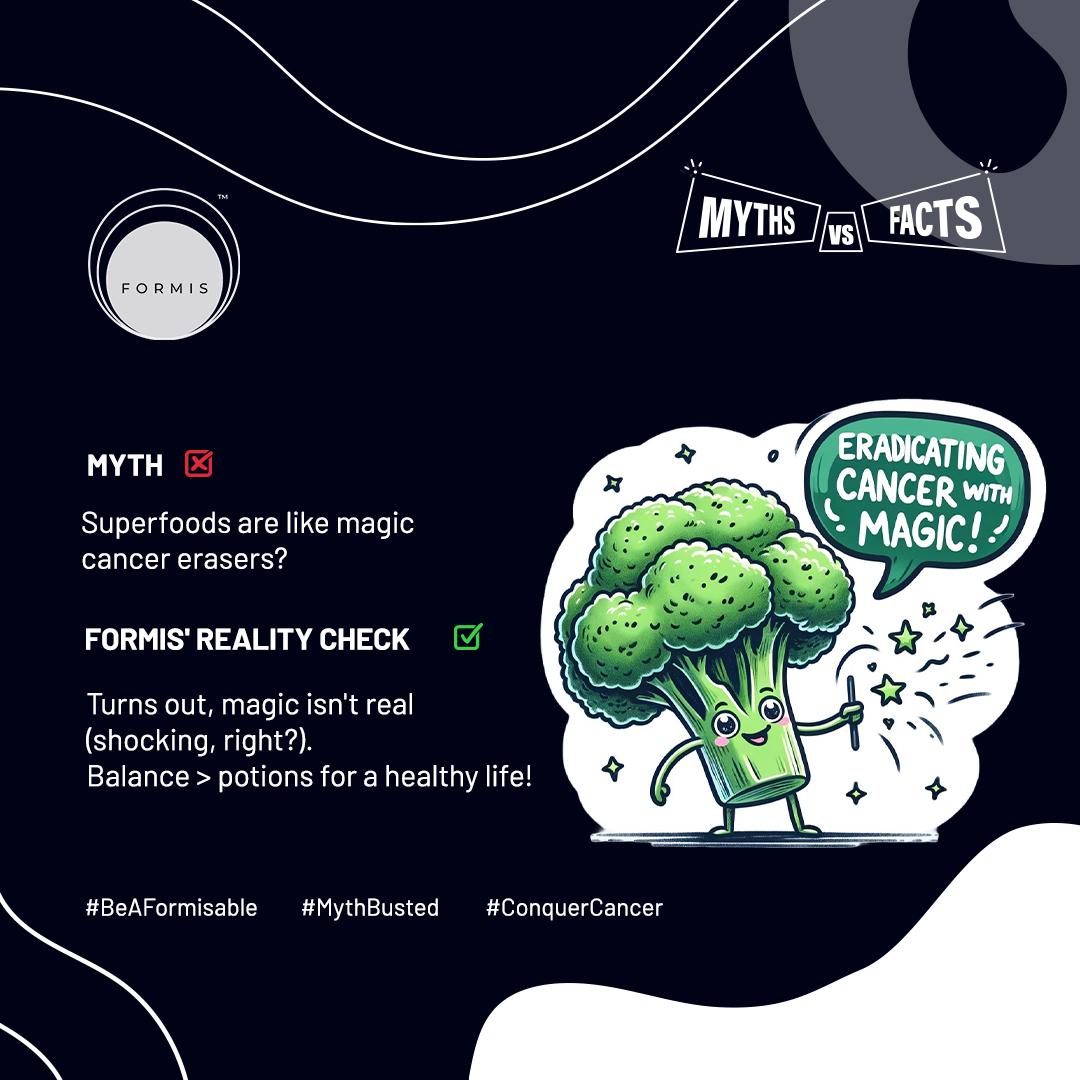 FormisPulse's tweet photo. #Superfoods aren't miracle cures, but powerhouses of nutrients like antioxidants to keep your cells healthy.
#FIGHTOUTCANCER #MYTHS #REALITY #BEAFORMISABLE #BETHECHANGE #FORMIS https://t.co/t0RvMAoUwb https://t.co/lcQ0v3nQTa