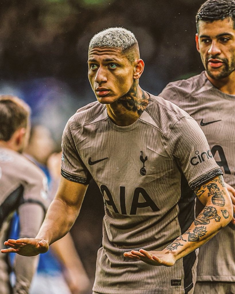 HatafSports's tweet photo. Richarlison now has 9 goals in his last 10 games for Spurs 🔥

Hitting form. #EVETOT https://t.co/URqmoVLDHX