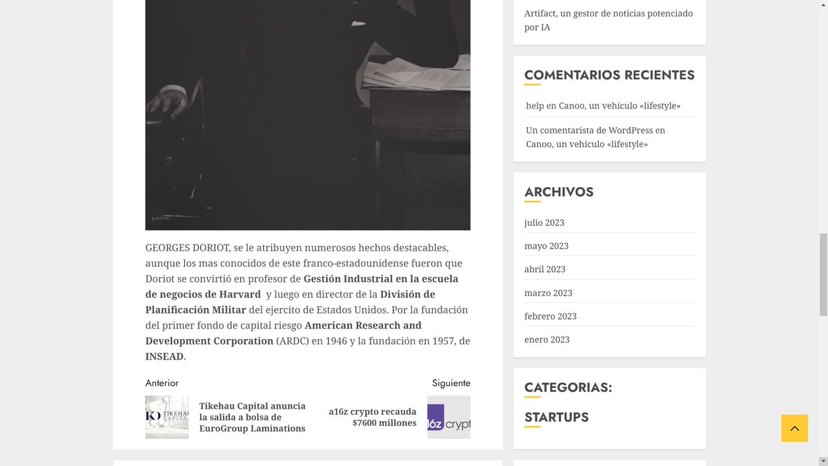 GEORGES DORIOT, el padre del capital de riesgo
#GeorgesDoriot #venturecapital #Startup