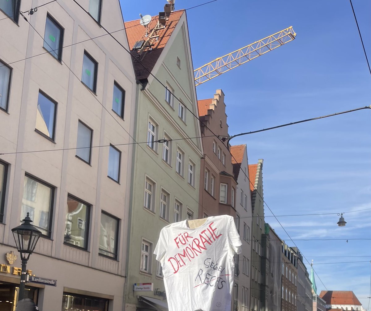 Augsburg ist voll! 🤩#demokratie #fdgo #friedensstadt #augsburg