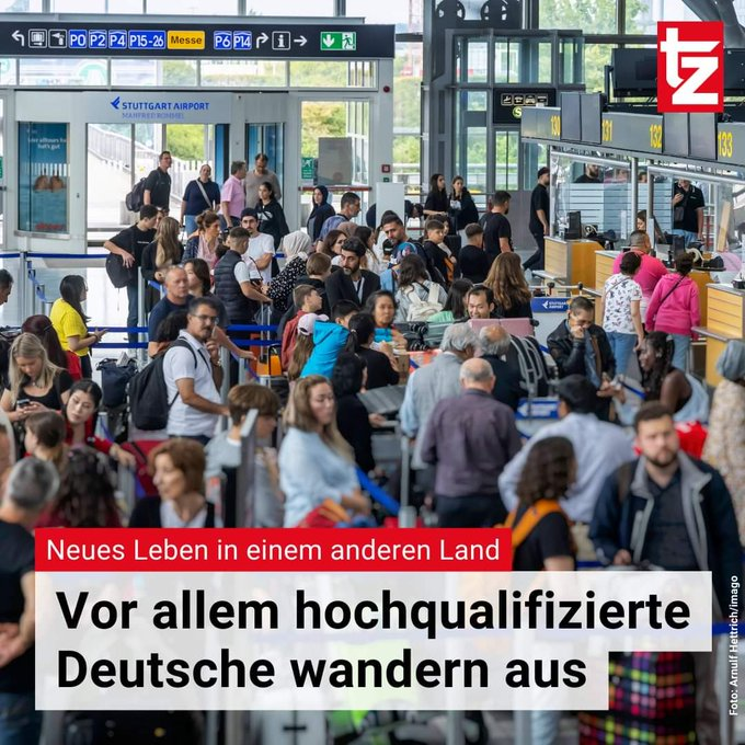 Corvus_corone2's tweet photo. Kann mir mal jemand verraten, warum wir ständig #Fachkräfte aus dem Ausland holen wollen, anstatt der Abwanderung von hochqualifizierten Deutschen entgegenzuwirken? https://t.co/o5Q5aBIVF4
