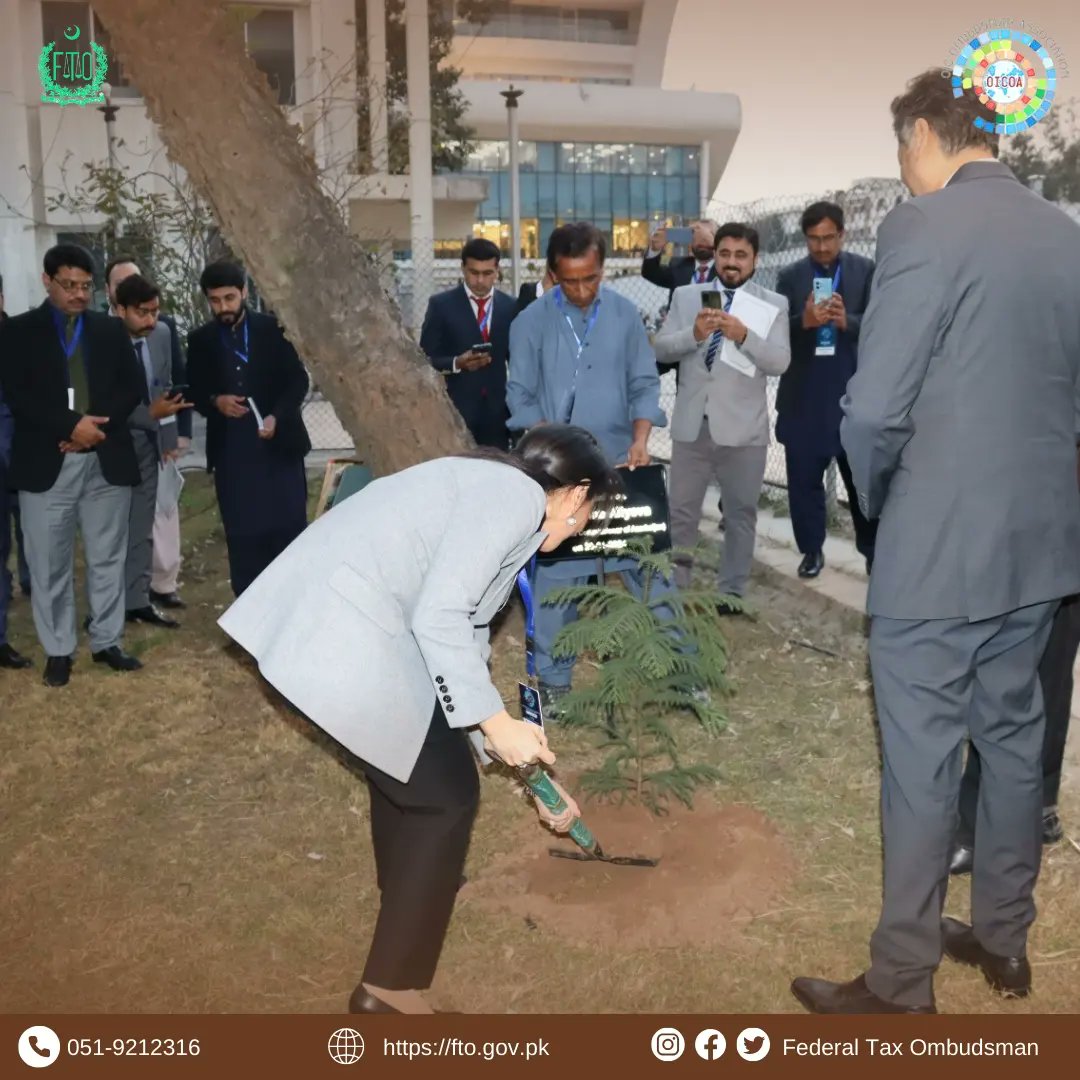 TaxOmbudsman's tweet photo. After cultural event, the OICOA Guests participated in tree plantation session at Federal Tax Ombudsman Secretariat.
#OICOA #oic #ftopakistan #treeplantation #islamabad https://t.co/SbU6BHoGhQ