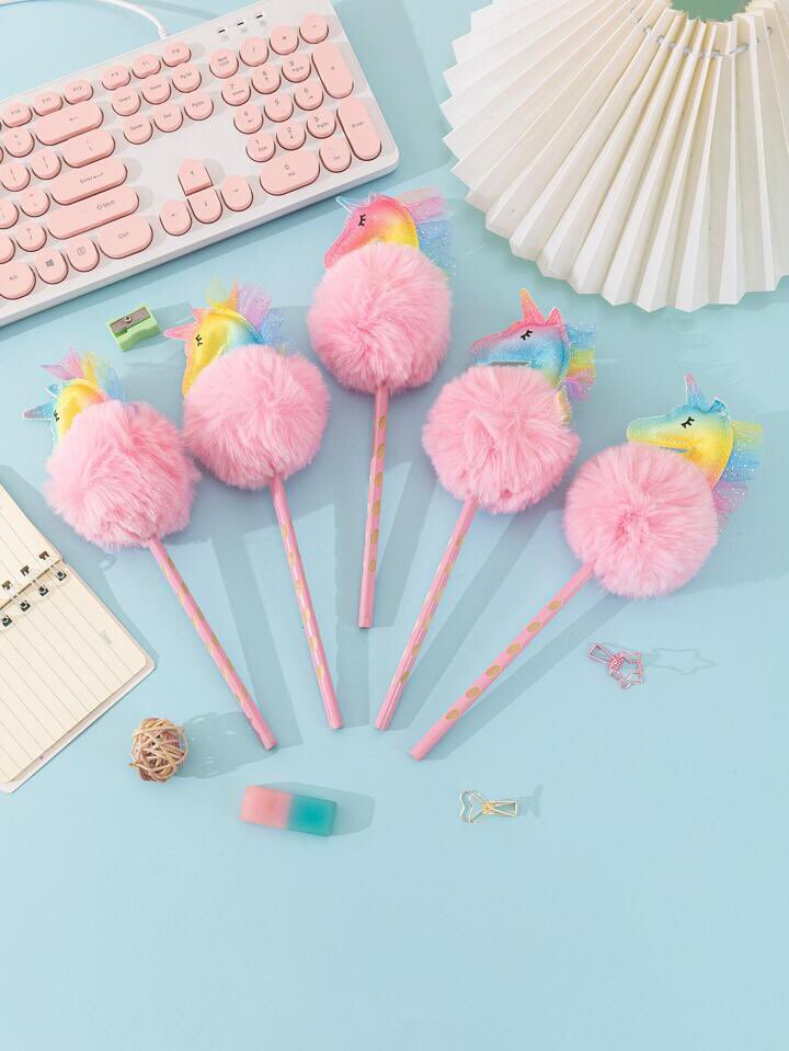 PencilSiye's tweet photo. 5pcs/Set Colorful Unicorn Plush Ball Novelty HB Pencils~
#art #factory #color #colour #prismacolor #zenacolor #pen #pencil #watercolor #paint #draw #manufacturer  #office #school #stationery  #Drawing #marker
#OEM  #customized #crayola #zieler #riot #hinkler #arteza https://t.co/CPzUiCzNp4