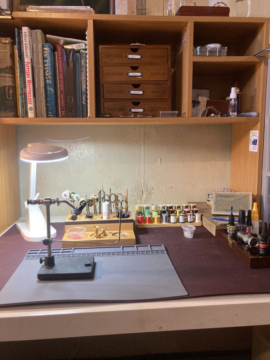 sjgrim1111's tweet photo. ✅ Organize Fly Tying Bench
#flytying #coldoutside https://t.co/GnEA1tcfGo