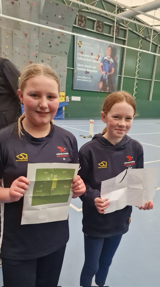 Fielding Positions was one of today's themes - the u11 girls going over and above to boost their knowledge of Cricket 🏏