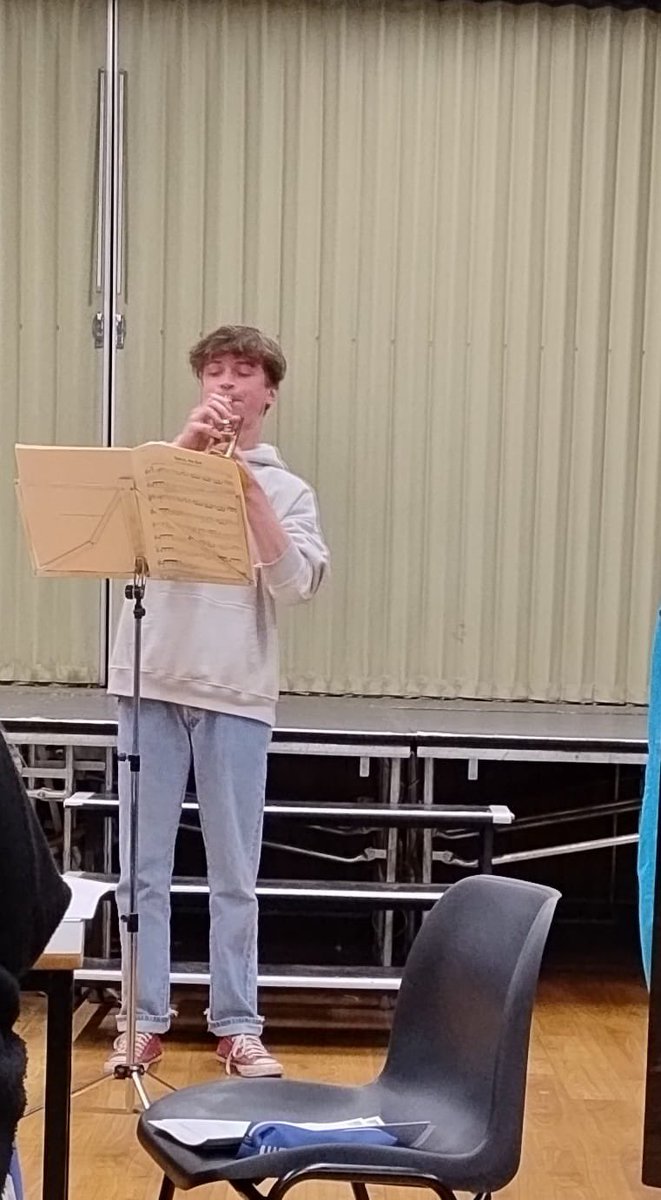 Llongyfarchiadau mawr i Twm ar ennill yr unawd pres hŷn! Congratulations Twm for winning the Year 10-13 brass solo! @urddmg