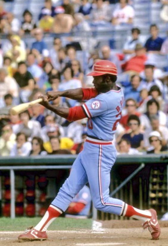 Lou Brock to Roger Angell, 1979: "Ever notice the games that go on when a base stealer bats? The catcher will stand up tall and try to stare down at you. Johnny Bench always tried that. I wouldn't look at him until he'd gone into his crouch. Then I'd turn and stare down at him."