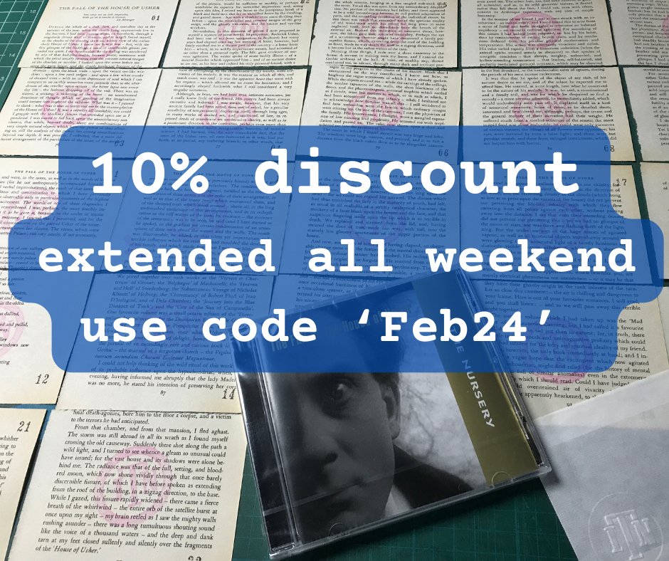 In The Nursery (@inthenursery) on Twitter photo <a href="/InTheNursery/">In The Nursery</a> Bandcamp 10% discount extended all weekend - use code 'Feb24'.
inthenursery.bandcamp.com/merch <a href="/InTheNursery/">In The Nursery</a> Bandcamp 10% discount extended all weekend - use code 'Feb24'.
inthenursery.bandcamp.com/merch