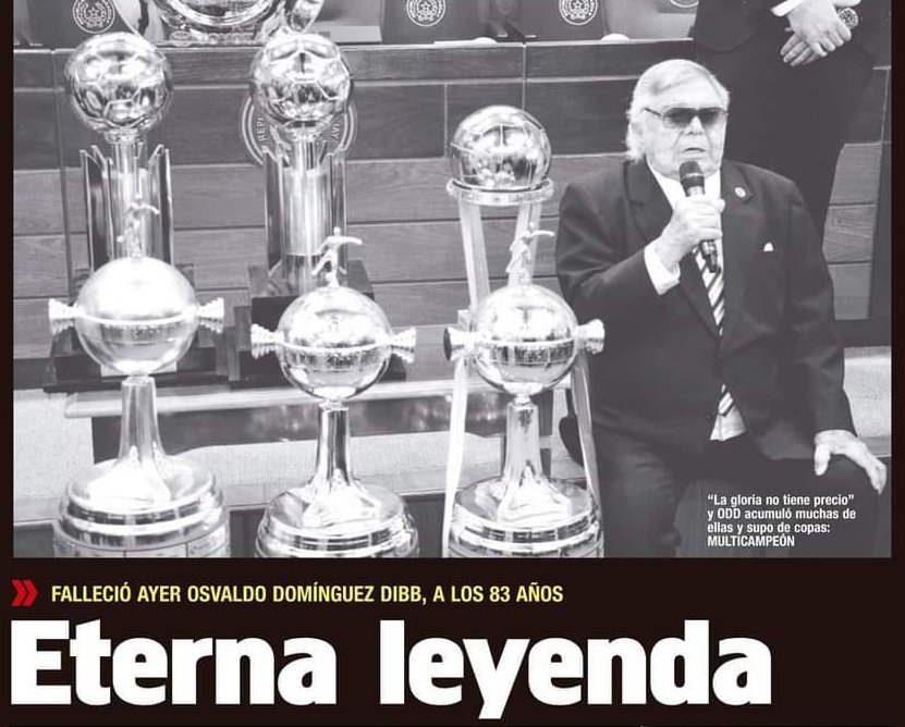 MIS MÁS SENTIDOS PÉSAMES PARA LA GRAN FAMILIA OLIMPISTA.  DESCANSA EN PAZ O.D.D.
LA GLORIA ETERNA