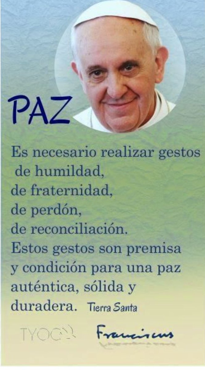 Pabastomaracai4's tweet photo. @JoseAlbear
@_Sealejb
#3deFeb🇻🇪📢😷🧴
#DeLaManoDelPueblo
#pabastomaracaibo!Reflexión del Papa Francisco. https://t.co/WF3CDPWN8Q