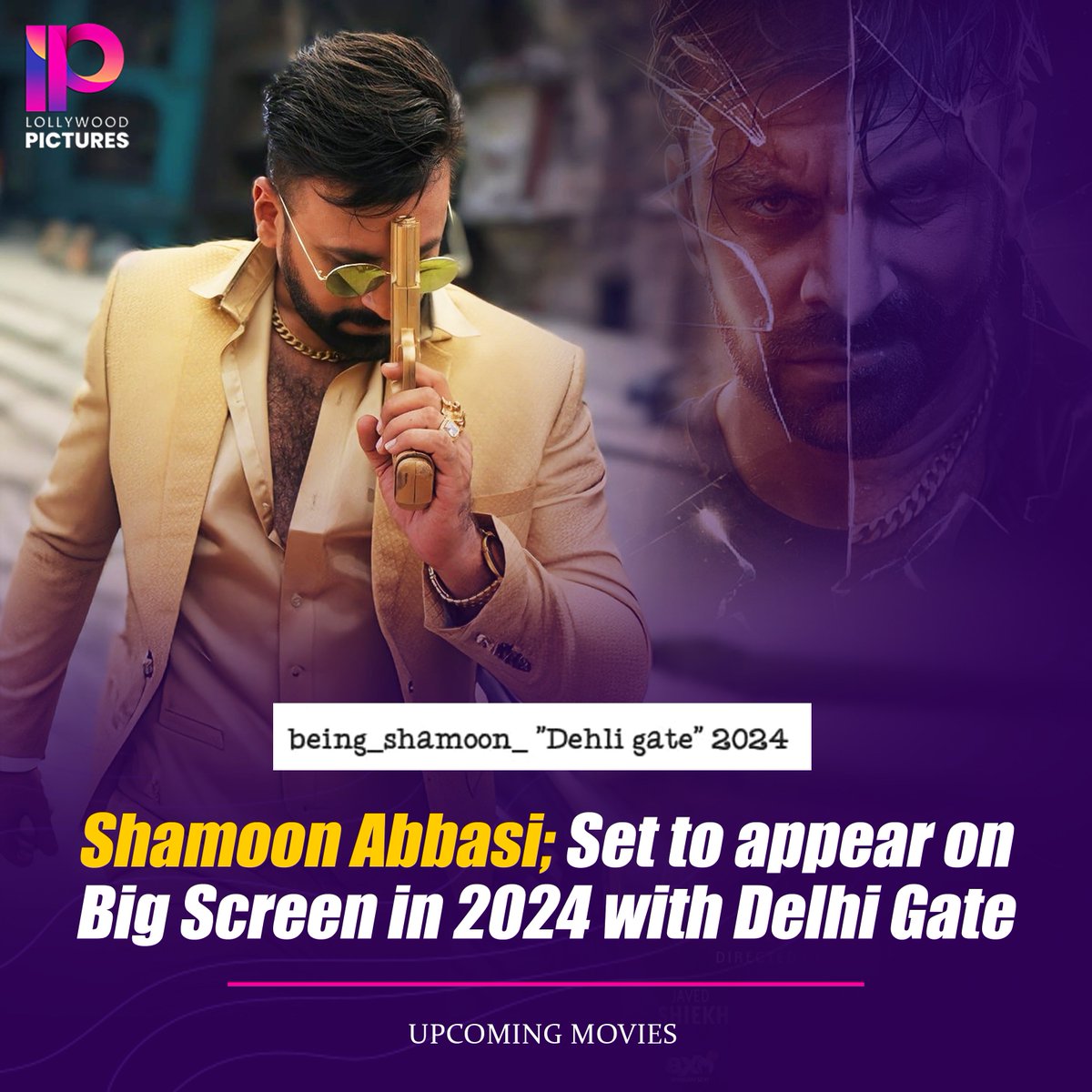 #ShamoonAbbasi is one of the prominent and regular face of Pakistani Cinema and appeared in various movies in 2023 like #Daadal, #HueyTumAjnabi and #DhaiChaal. 
He is now all set to mark his presence in upcoming film Dehli Gate where he plays an antagonist.