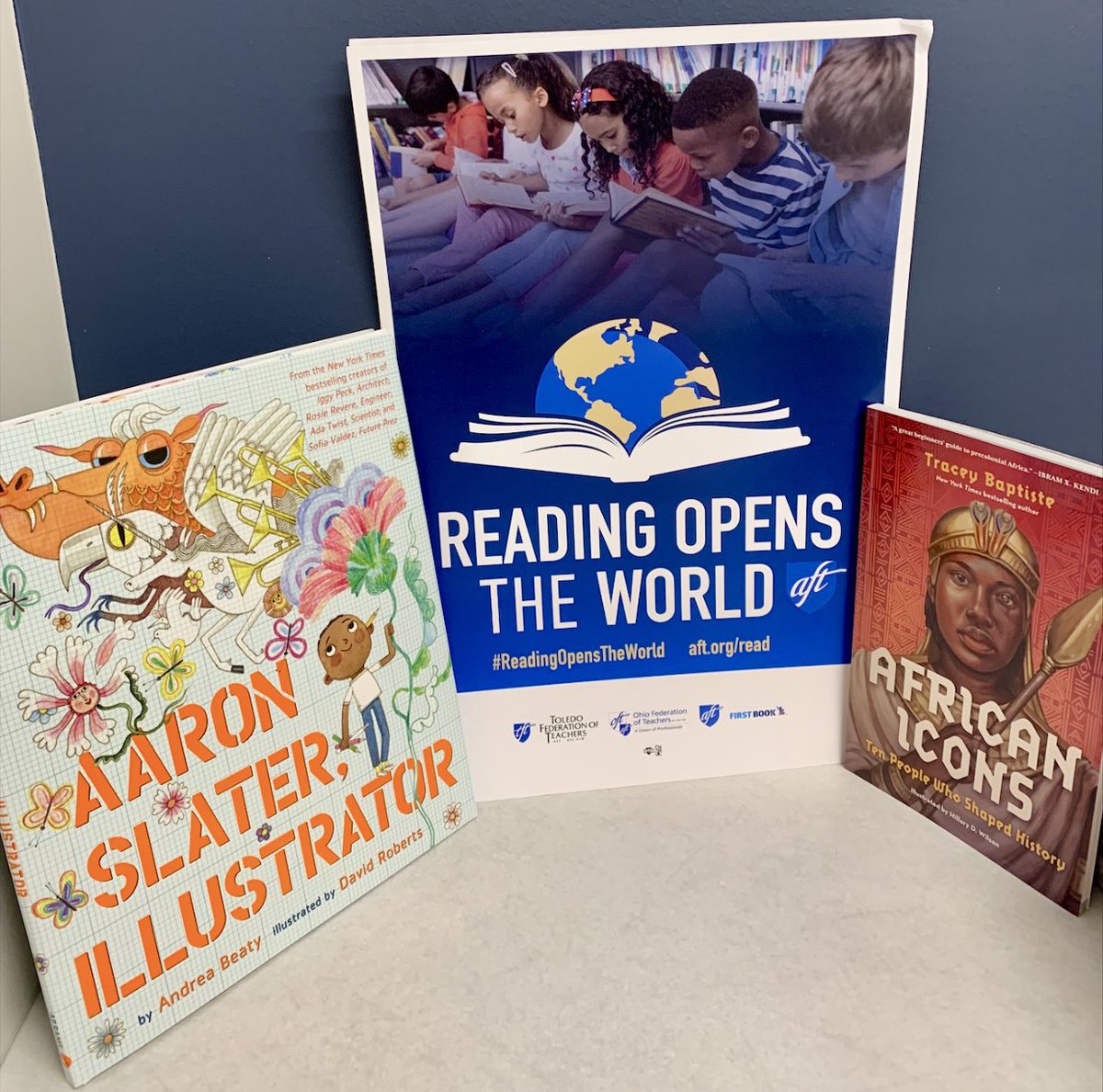 AFTteach's tweet photo. Ohio educators are gathering today for Saturday learning to improve Literacy Instruction! @OFTunion @TFTunion @cincyteachers @CTU279 @AFTunion @LisaEdickinson @FirstBook #ReadingOpensTheWorld #RealSolutionsForKids https://t.co/4ReUYX6ZEY