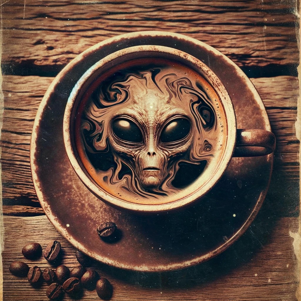 FableFrequency's tweet image. It's Java time. ☕
#JavaTime #CoffeeArt #AlienArt