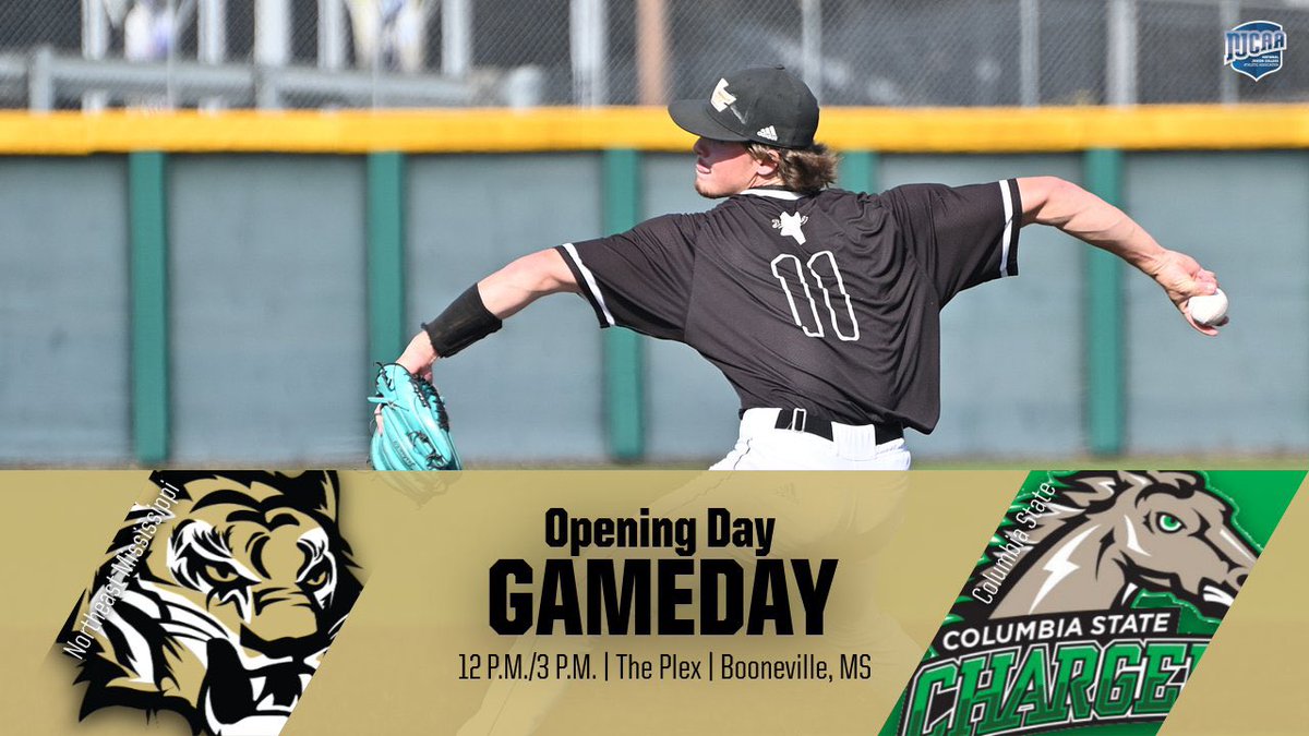 NEMCCBASEBALL's tweet photo. GameDay!!!

🆚 @CStateSports 
📍 Booneville, MS
🏟️ The Plex
⏰ 12 &amp; 3 P.M

.@HaydenDonahue9 https://t.co/cVg87ktb8i