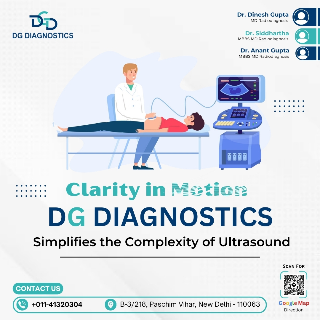 dgdiagnostics's tweet image. @dgdiagnostics Delhi - Clarity in motion - D G Diagnostics Delhi - simplifies the complexity of #ultrasound
#DGDiagnosticsDelhi #ClarityInMotion #UltrasoundSimplified #DelhiHealthcare #DGMedicalClarity #HealthTechDelhi #InnovativeDiagnostics #PrecisionMedicine #MedicalInnovation