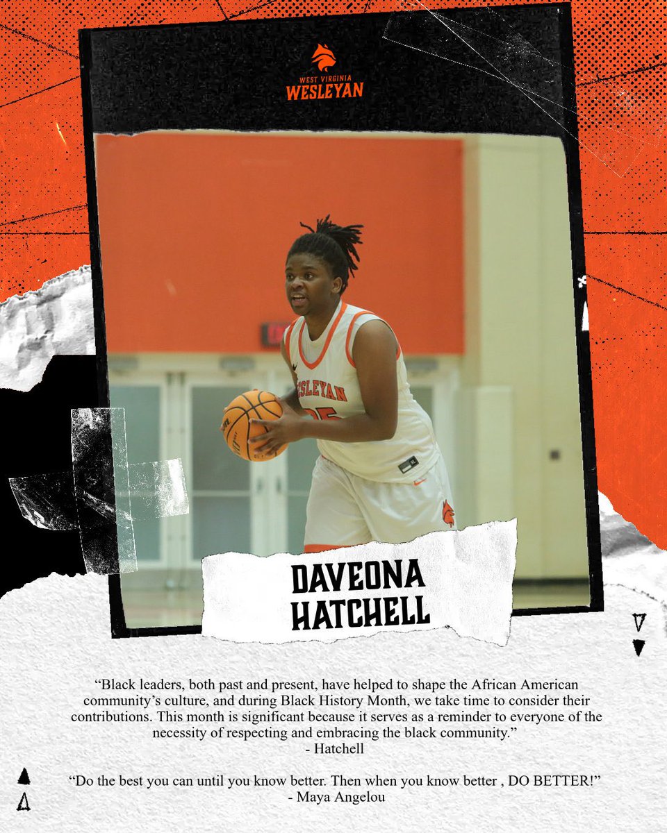 WVWCBobcats's tweet photo. Our next spotlight athlete is Daveona Hatchell, a Junior on the Women’s Basketball Team! #BlackHistoryMonth ❤️💚🖤 https://t.co/570LlewJuP