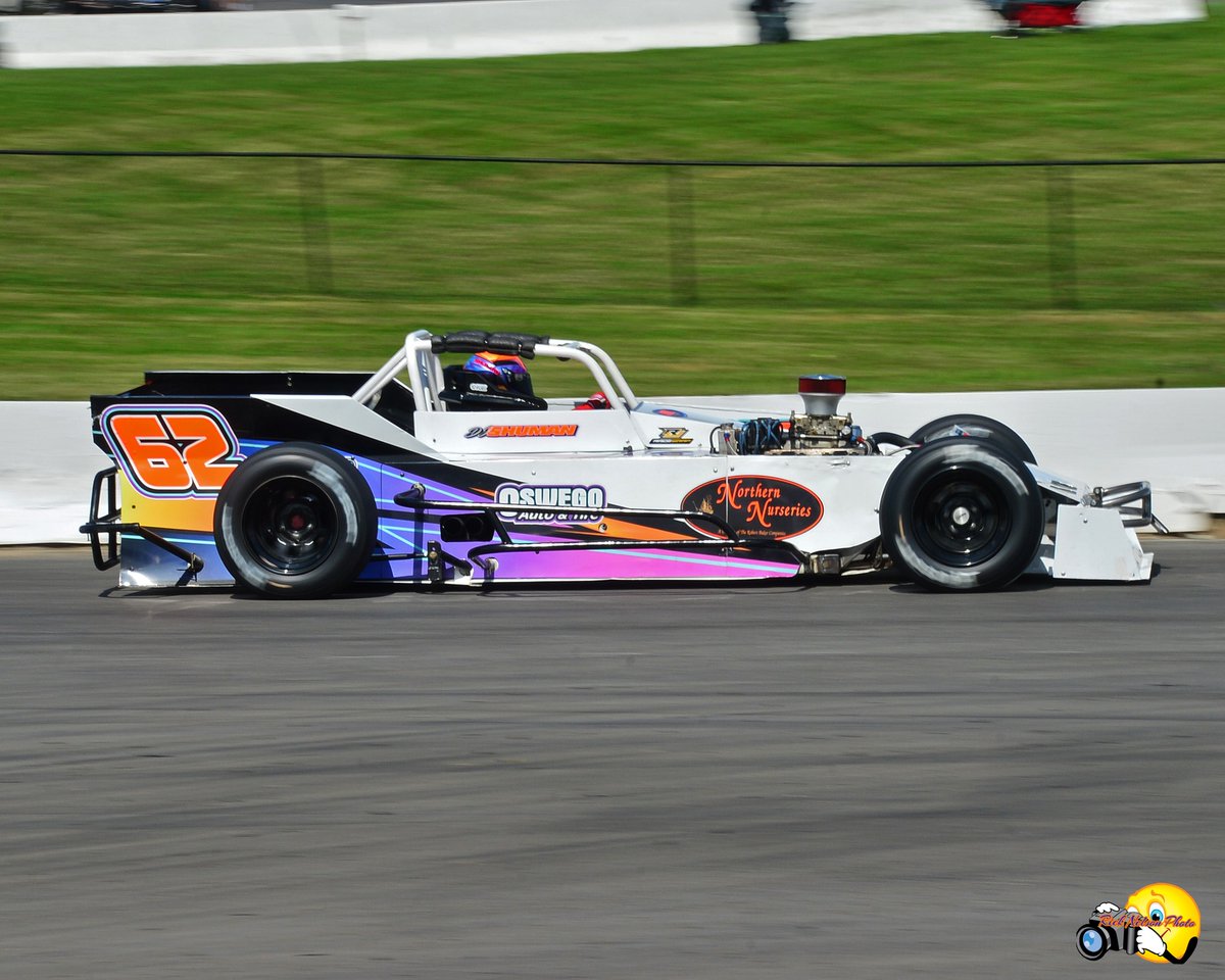 OswegoSpeedway's tweet photo. 𝗦𝗠𝗔𝗟𝗟 𝗕𝗟𝗢𝗖𝗞 𝗦𝗔𝗧𝗨𝗥𝗗𝗔𝗬 - Second year driver DJ Shuman scored a pair of podium finishes in the 2023 season with the No. 62. 

#SmallBlockSaturday | #SteelPalace | #SBSupers

📸 Rick Nelson https://t.co/Z6pNGqd01k