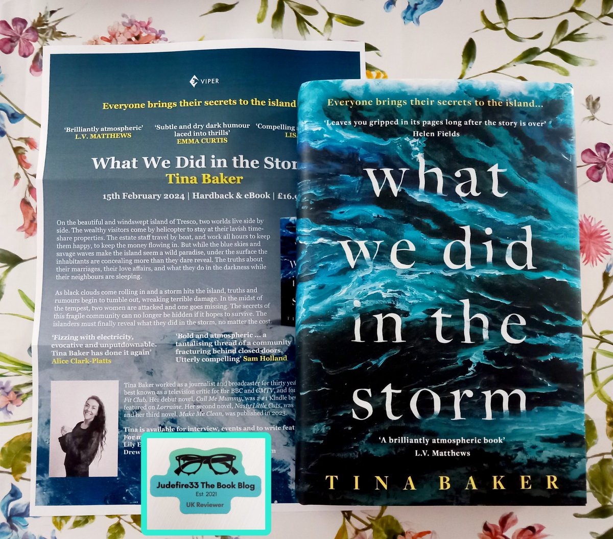 And finally thank you so so much to @ViperBooks for the #Hardback copy of #WhatWeDidInTheStorm by @TinaBakerBooks I cannot wait to read this for the #BlogTour later in the month! Out 15th February! #BookTwitter #BookBlogger #BookReviewer ❤️🙏🏻❤️