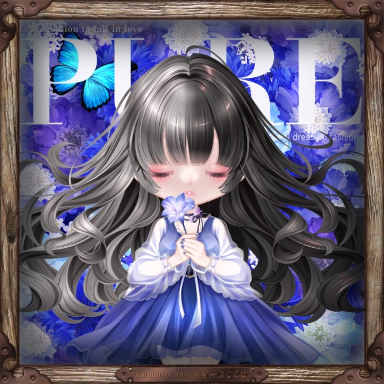 icecream_618's tweet photo. 🦋❁⃘*.ﾟ

#ピュアニスタ #着せ替え https://t.co/CqT5jUFtgs