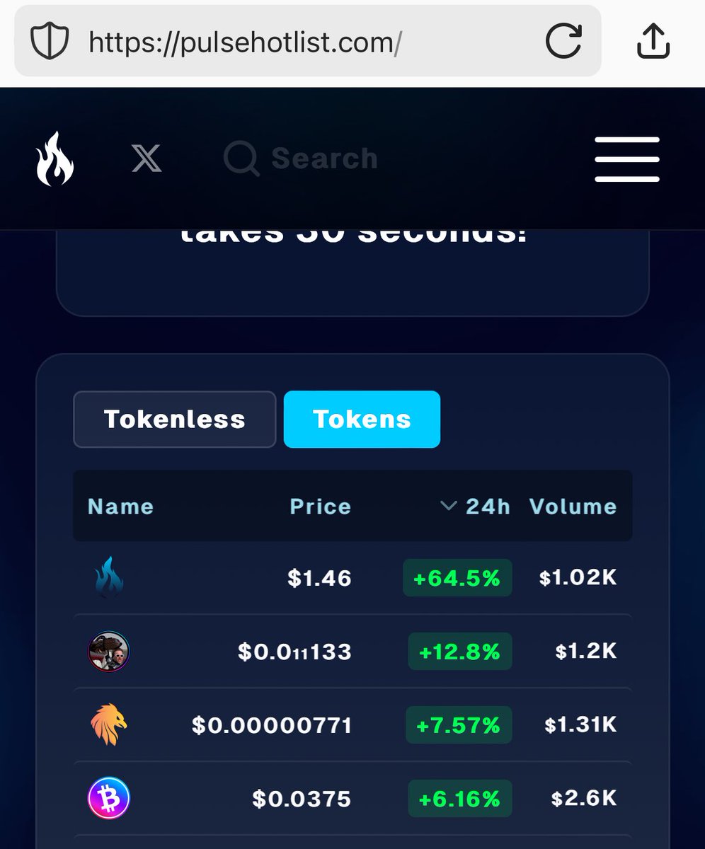 PulseHotList.com tweet media