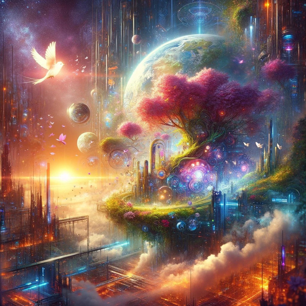 promptartistik's tweet photo. TechNature Fusion #dalle3art #dalle #DALLE3 #SaturdayMood #SaturdayMotivation #SaturdayThoughts
#picoftheday #PictureOfTheDay
#TechNature #Innovation #FuturisticDesign #NatureMeetsTech #CreativeArt #DigitalHarmony #VisualArt #EcoFuture #ArtisticInspiration #ModernWorld https://t.co/e72iyfJytP
