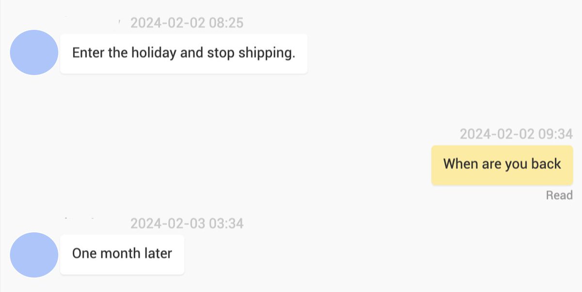 "I'll revisit this once I'm back from my month-long holiday"

What.