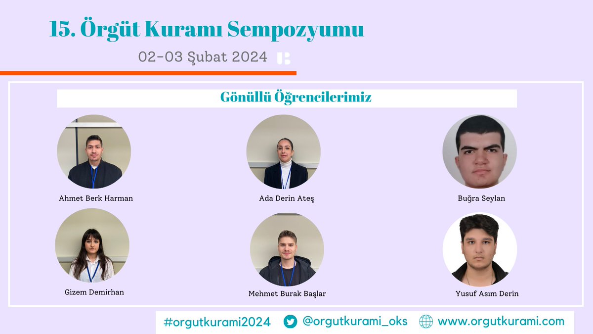 orgutkurami_oks's tweet photo. 15. Örgüt Kuramı Sempozyumu'nun gerçekleştirilmesi sürecinde emek veren ve maddi manevi destek sağlayan düzenleme kurulumuza, gönüllü öğrencilerimize, öğrenci topluluklarımıza ve sponsorlarımıza katkılarından ötürü teşekkür ederiz. #OrgutKurami2024 https://t.co/SkpAB3Y4S4