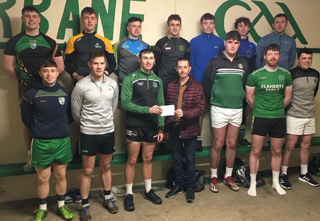 Ferbane GAA players  are delighted to present the proceeds €1350  from their St Stephen's day fundraiser to Gary Daly to help Support Ollie Daly Fund.

If you would like to donate you can do so by clicking on the link below 

gofundme.com/f/support-olli…