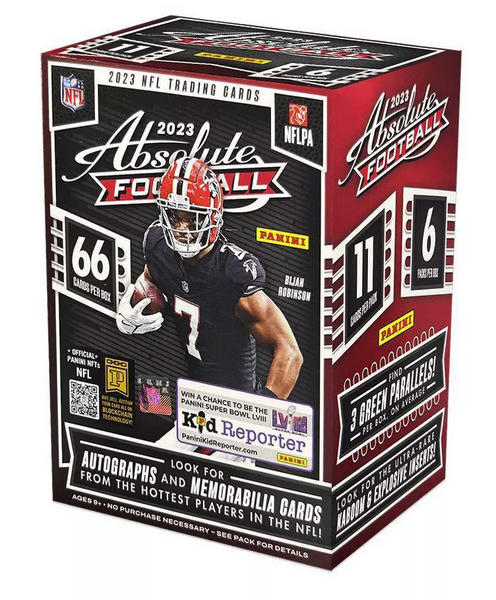 Who wants a free 2023 Absolute NFL blaster box? 

- Follow <a href="/CardPurchaser/">Card Purchaser</a>
- Like and repost

Winner drawn 2/4 at 9pm central! I will not send links in DM. US shipping please.