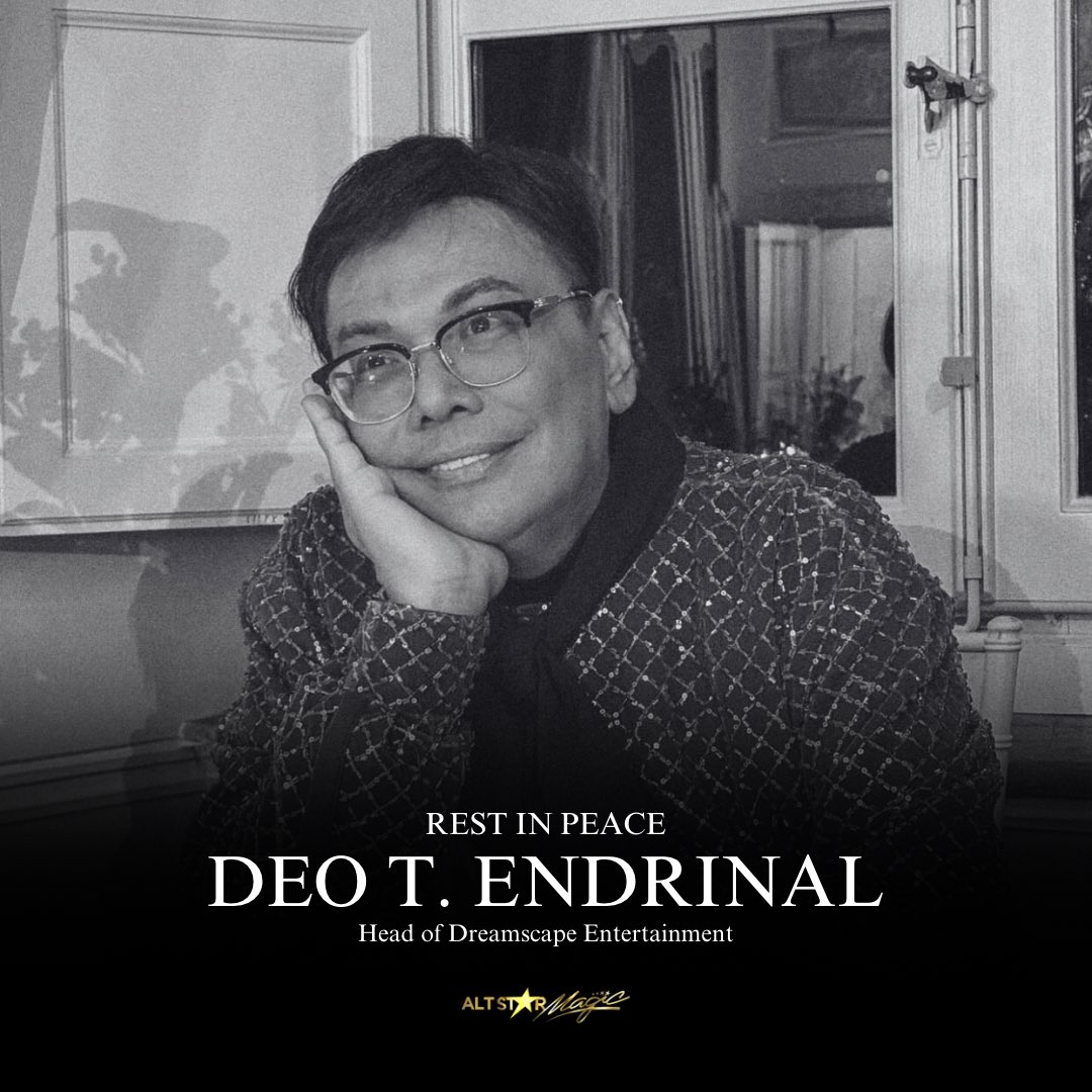 Sobrang nakakalungkot. Rest in paradise, Sir Deo Endrinal of Dreamscape Entertainment 🕊️😔

💔💚💙