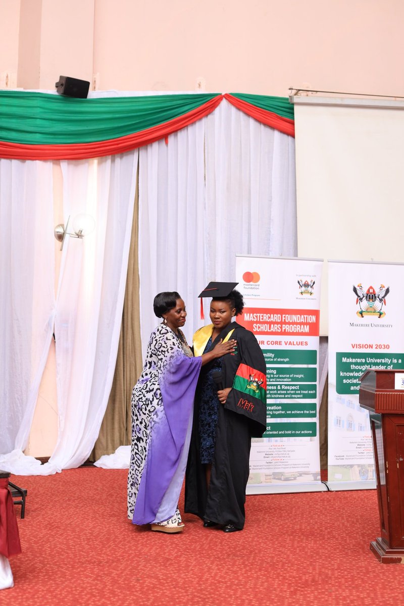 MCFMakerere's tweet photo. "On behalf of my fellow Scholars, i take this opportunity to welcome you all to our graduation ceremony. You’re most welcome. I stand before you today with extreme 
joy and gratitude because we have come to celebrate not just the end of a chapter but 
the beginning of a new one. https://t.co/9bpVnF5g2V