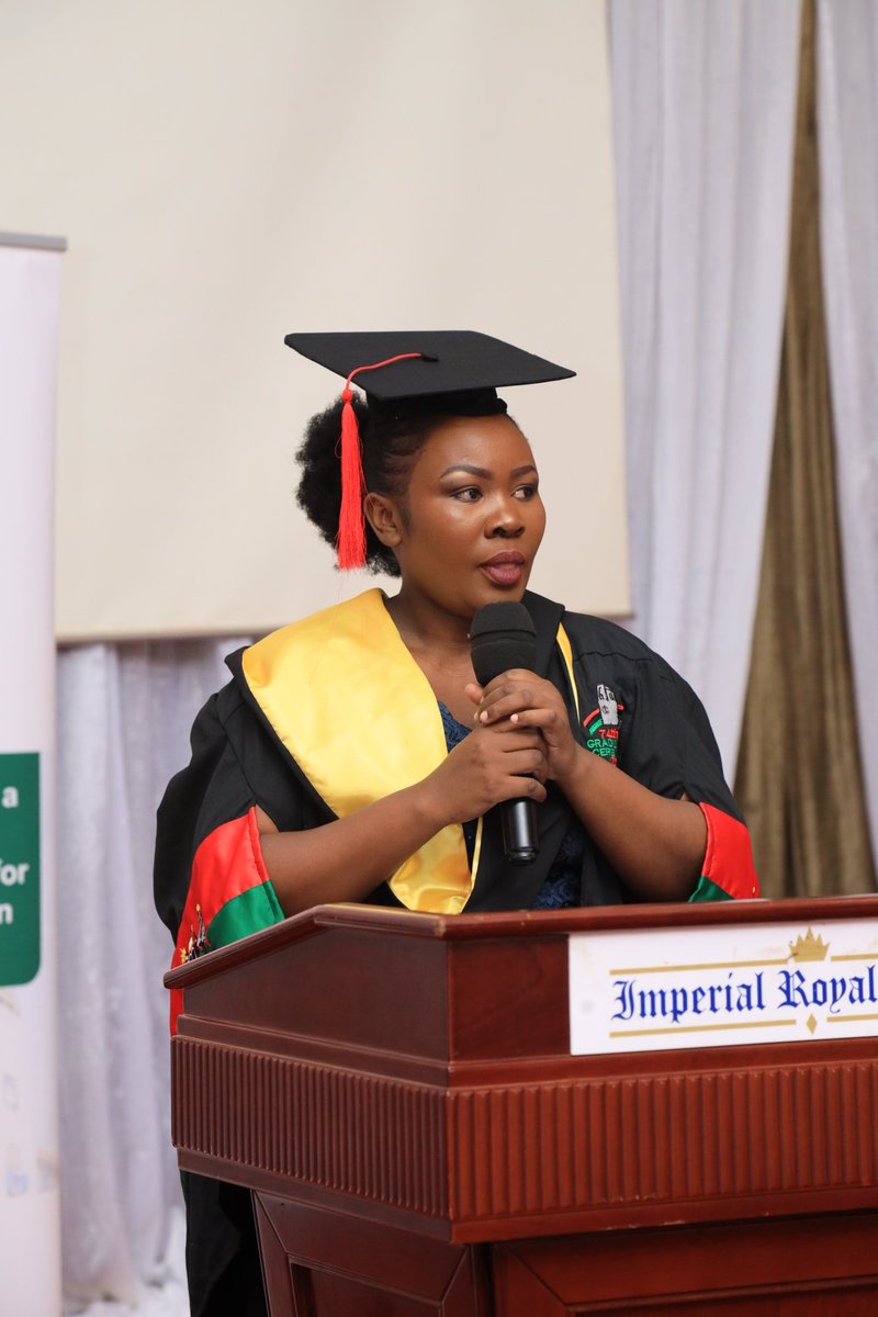 MCFMakerere's tweet photo. "On behalf of my fellow Scholars, i take this opportunity to welcome you all to our graduation ceremony. You’re most welcome. I stand before you today with extreme 
joy and gratitude because we have come to celebrate not just the end of a chapter but 
the beginning of a new one. https://t.co/9bpVnF5g2V