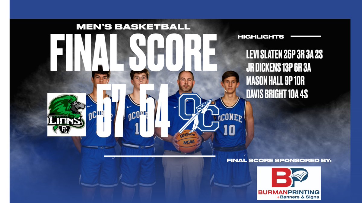 ochs_hoops's tweet photo. Official stats from last night @LeviSlaten @MasonHall86 https://t.co/4835EDi53D
