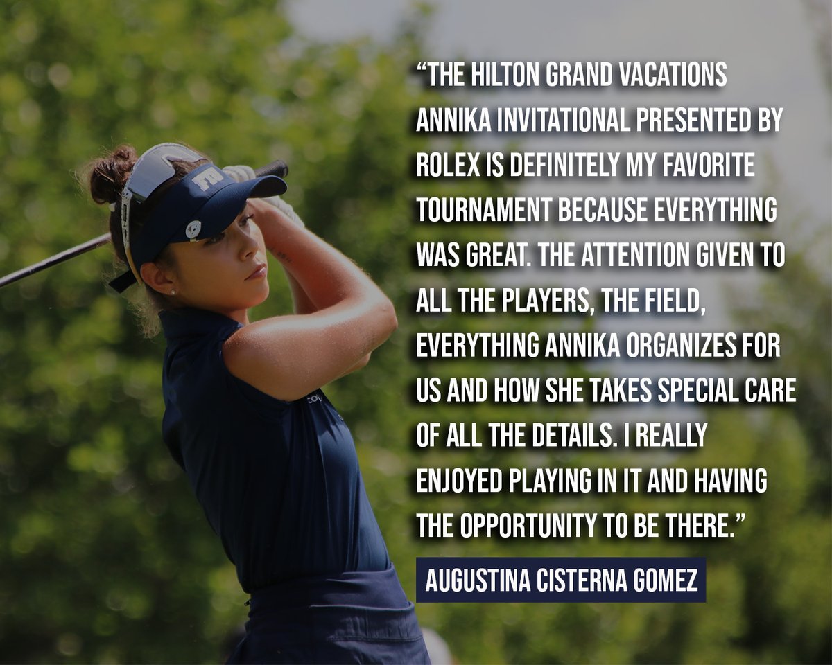 Agustina Cisterna Gomez's favorite tournament hands down. 🙌

#ANNIKAInvUSA