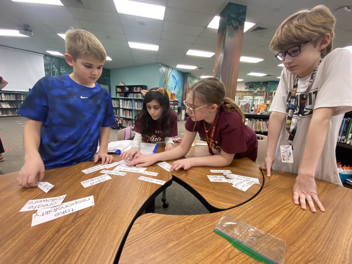 Bosses vs Leaders led to wonderful conversations during our student council meeting! Lots of laughs during our “Cut the Cake” game (thanks <a href="/JHEMusicTeacher/">Kimberly Peterson</a> ) !! So proud of these student leaders! #HayesHawks