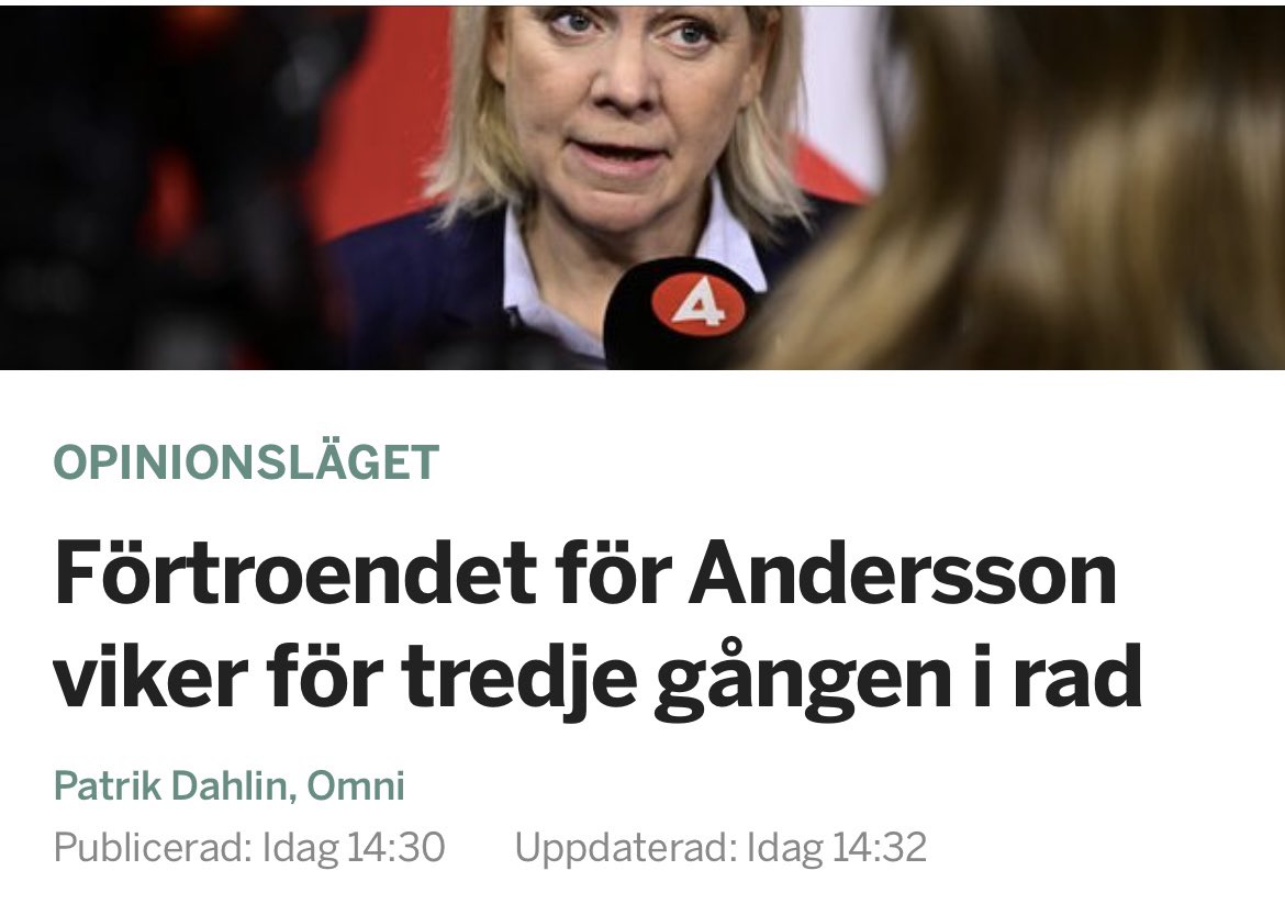 Nejmen, vad tråkigt…undrar vad det kan bero på…