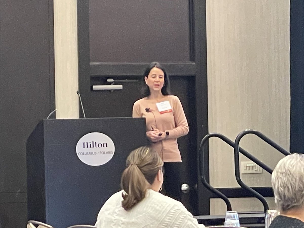 Dr @jane_meisel @WinshipAtEmory gave a comprehensive review of the management of #HER2 #breastcancer this am at @OSUCCC_James #SABCS23 Update. Lots of great questions posed for future research