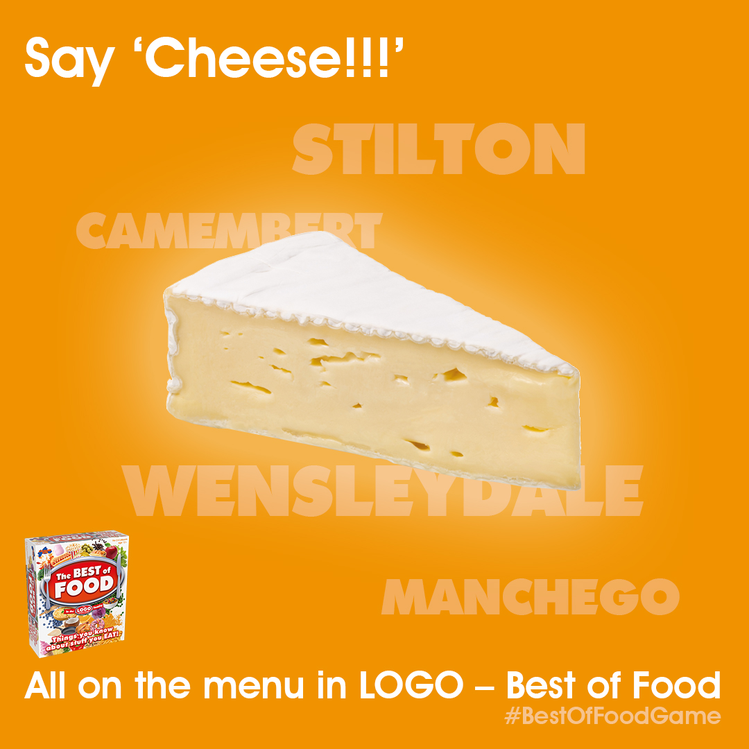 LOGO - The Best of Food... the trivia game for families who know their cheeses!!! #BestOfFoodGame bestoffood.uk
