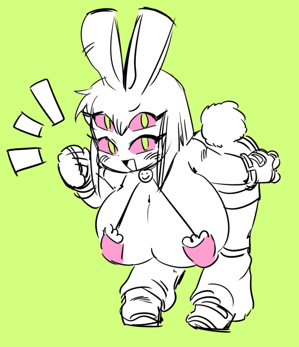 デフォルメは2.5等身が大好きなんだけど、おっぱい大きいキャラをデフォルメしてもやっぱりデッッッカク描きたくてそれにあわせて体描くと等身が伸びる。 