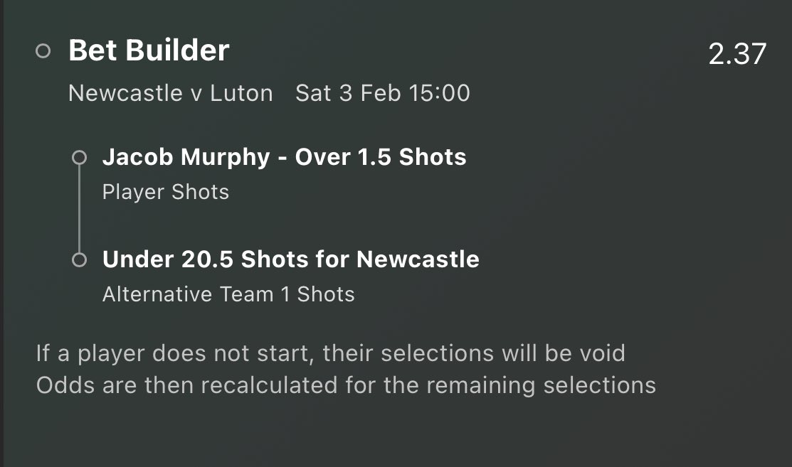 Newcastle vs Luton

11/8 Bet Builder On Bet 365

If This Tip Loses We’ll Giveaway £50 To One Person Who LIKES This Tweet❤️