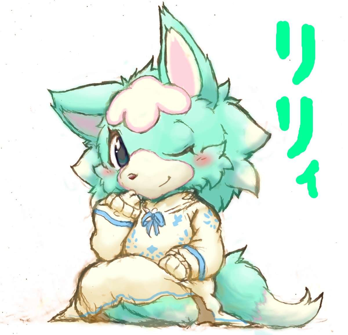 「さてぇ指を怪我してたのでどのくらい復調したかラクガキだ!ってことで前に描いたあつ」|にゃんた＠あにまる村だよりのイラスト