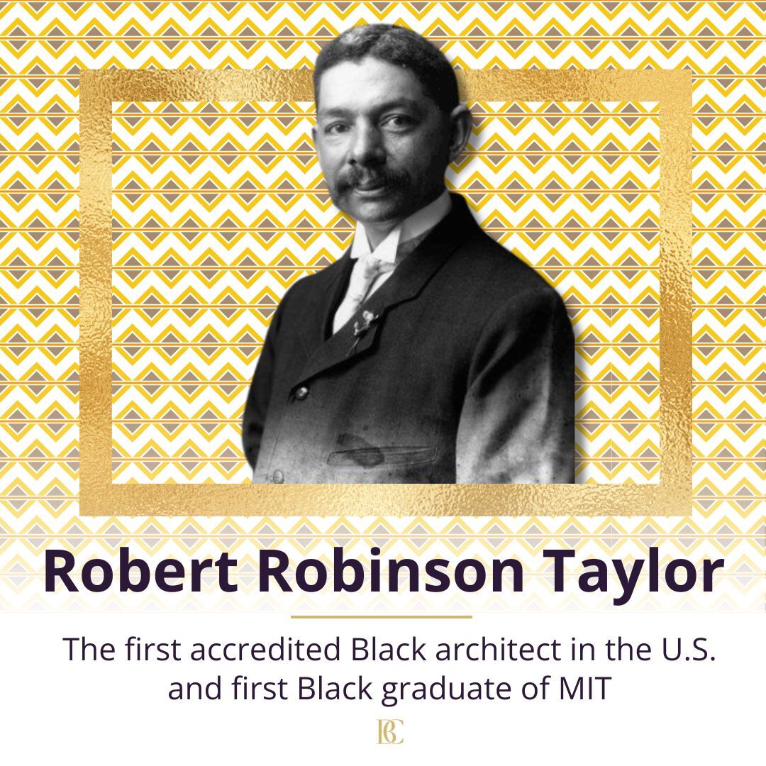 AttorneyCrump's tweet photo. Robert R. Taylor was MIT’s first Black graduate! The son of a freed slave, Robert became the first accredited Black architect in the US! His legacy is seen today through Tuskegee’s School of Architecture and Construction Science, a program he helped establish! #BlackHistoryMonth https://t.co/5Vr7c7UvjE