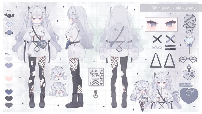 ✧︎work✧︎

シュルクル・シュクルル(#Shurukuru_x)ちゃんの3面図をお仕立てさせていただきました!

ヘアピンやかばんの中身、お洋服の詳細などなど…こだわりポイントを沢山詰めたので、どうぞよろしくお願いいたします! 