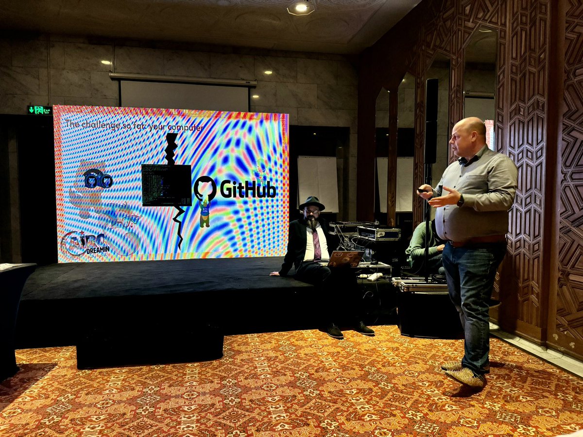 Great talk on DevOps Center and GitHub Actions by <a href="/stangomat/">Daniel Stange</a> and <a href="/ch_sz_knapp/">Ch. Szandor Knapp</a> #CairoDreamin24