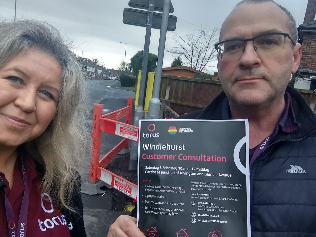 TorusJulieAnne's tweet photo. Great turn out this morning for our 6th customer consultation event, this time in #Windlehurst #StHelens as we gear up to deliver our next programme of retrofit works to almost 100 homes in the area. #strongercommunities #SHDF #retrofit #decarbonisation https://t.co/zUUB7quftj