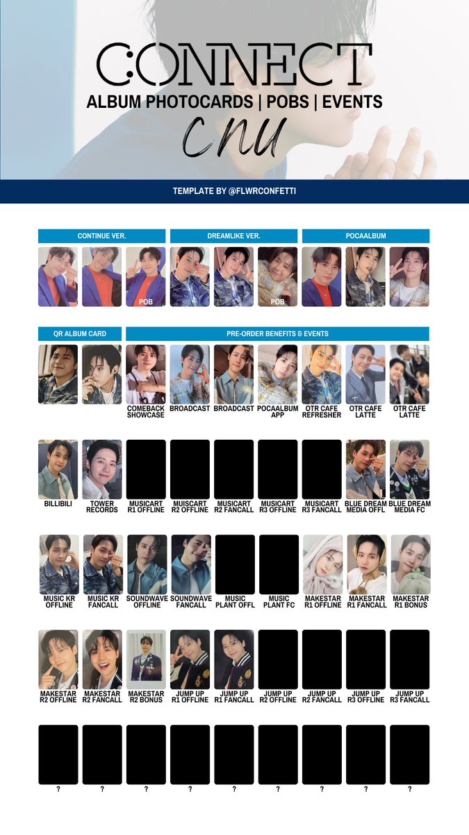 flwrconfetti's tweet photo. B1A4 | 비원에이포

"Connect" photocard template

Album • Pre-Order Benefits • Events

updated: Feb 3, 2024

B1A4 포카 | 비원에이포 포카 

#B1A4 #CNU #Sandeul #Gongchan https://t.co/EsTCYuljqP